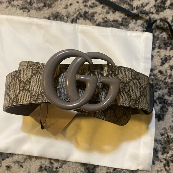 Gucci | Accessories | Gucci Gg Marmont Wide Belt Size 832  display picture 1